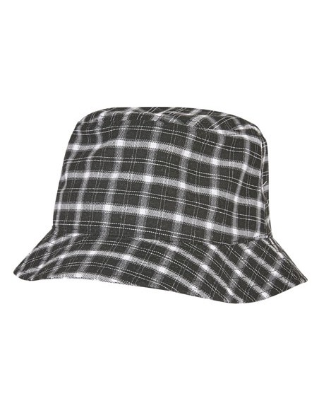 FLE-5003C-Check Bucket Hat 2